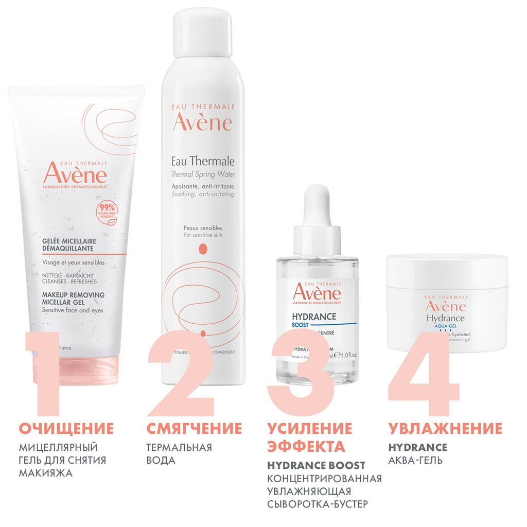 Avene Гель мицеллярный для снятия макияжа, гель, для чувствительной кожи, 200 мл, 1 шт.