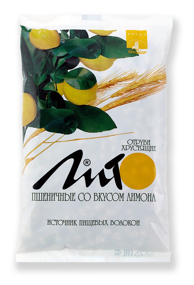 фото упаковки Отруби хрустящие сладкие Лито с кальцием со вкусом лимона