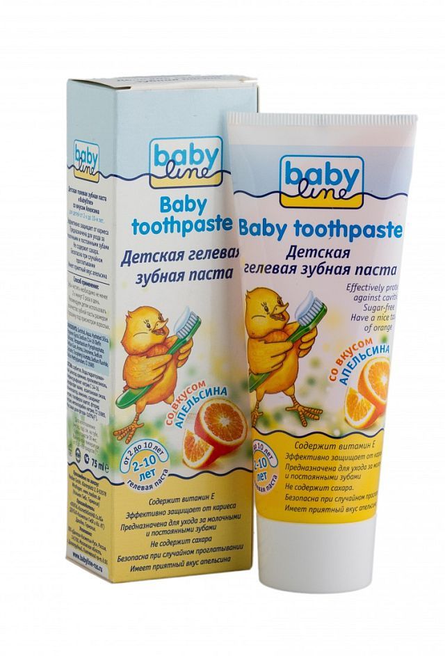 фото упаковки Babyline Зубная паста