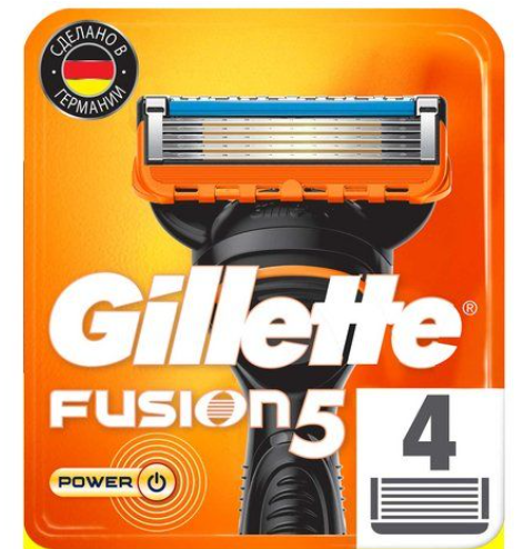 фото упаковки Gillette Fusion Power Сменные кассеты