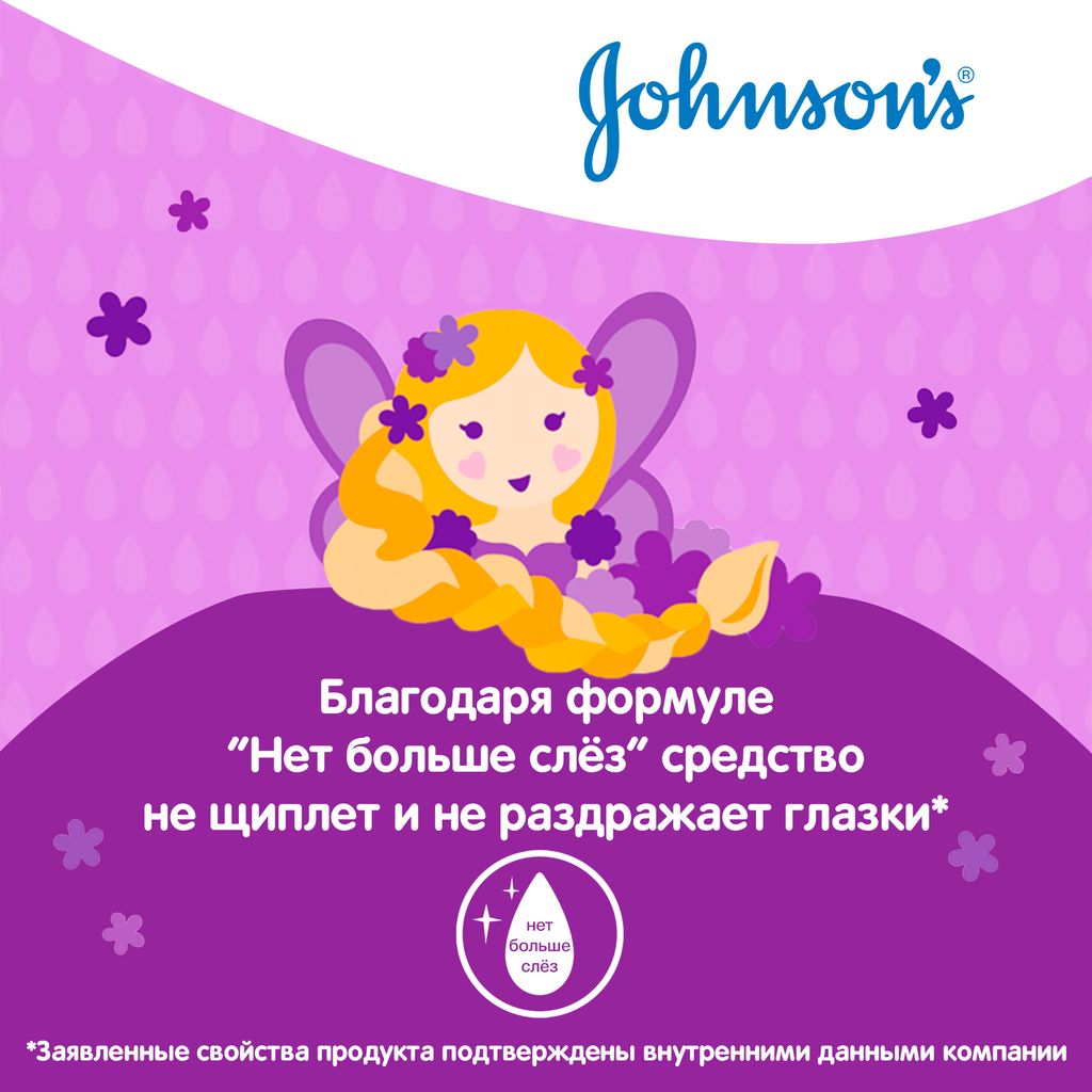 Johnson's Детский шампунь Сильные локоны, шампунь, 300 мл, 1 шт.