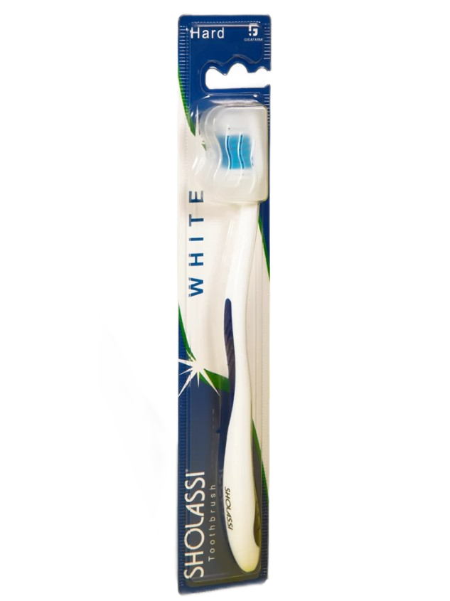 фото упаковки Sholassi White Зубная щетка жесткая