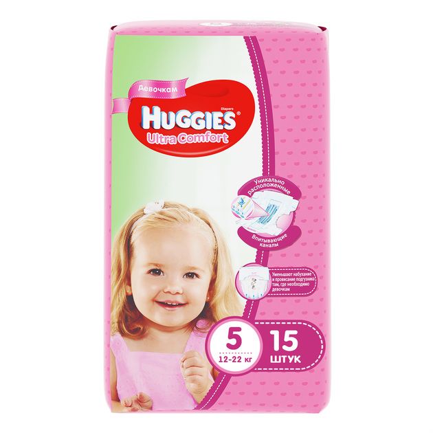 фото упаковки Huggies Ultra Comfort Подгузники детские