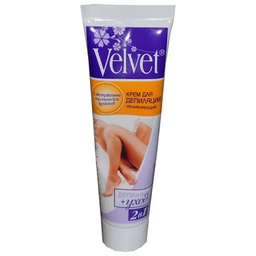 фото упаковки Velvet крем для депиляции 2в1 увлажняющий