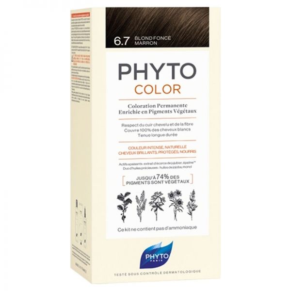 фото упаковки Phytosolba PhytoColor Краска 6.7 Темный шоколадный блонд