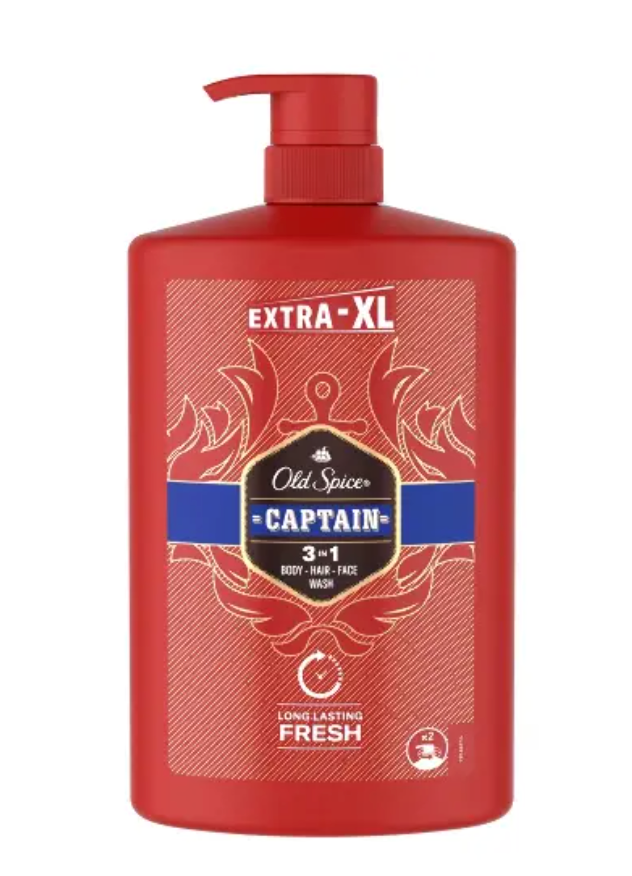фото упаковки Old Spice Гель для душа-шампунь Captain