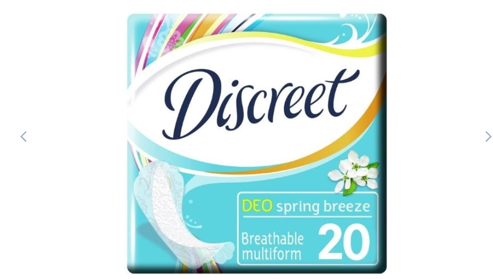 фото упаковки Discreet Deo Spring Breeze Multiform прокладки ежедневные