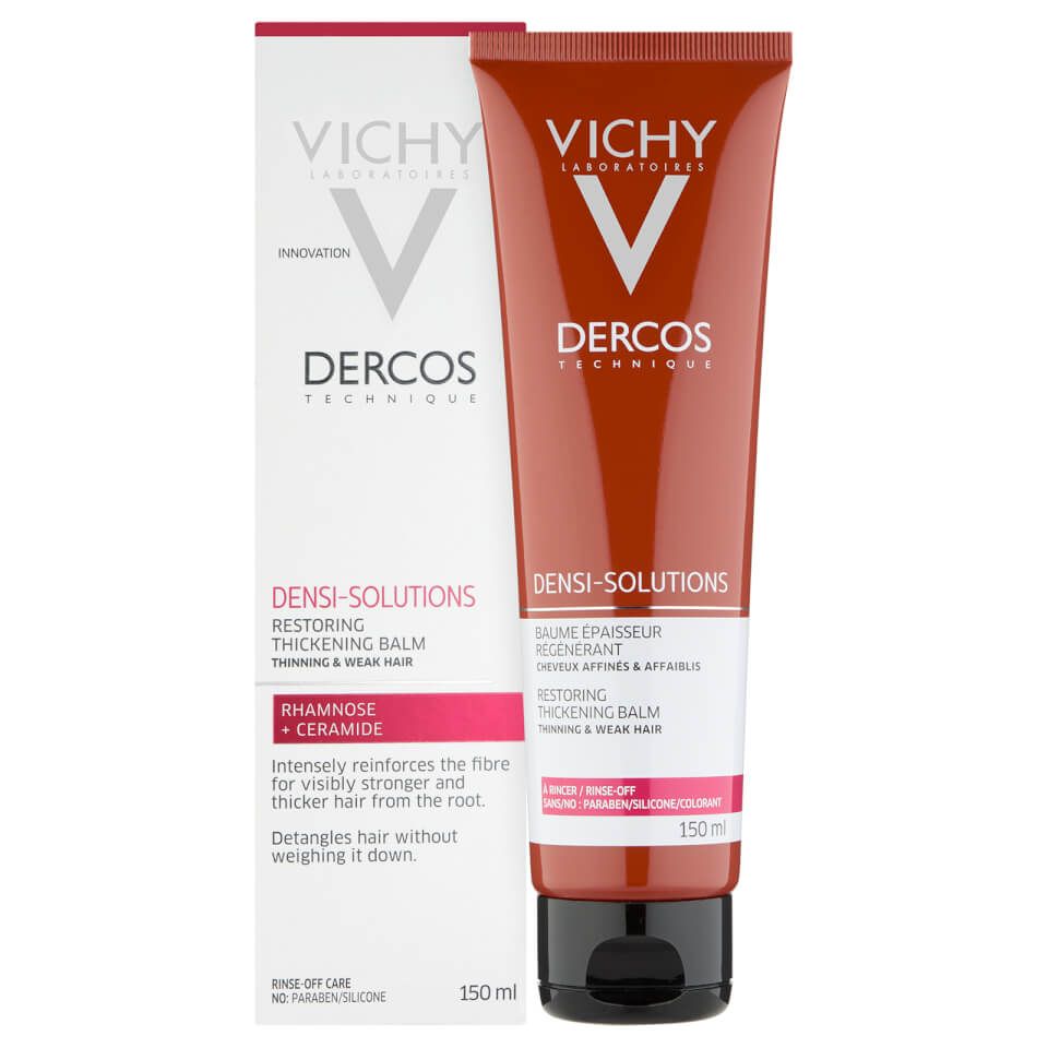 фото упаковки Vichy Dercos Densi-Solutions уплотняющий восстанавливающий бальзам