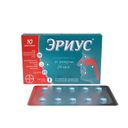 Эриус, 5 мг, таблетки, покрытые пленочной оболочкой, 10 шт.