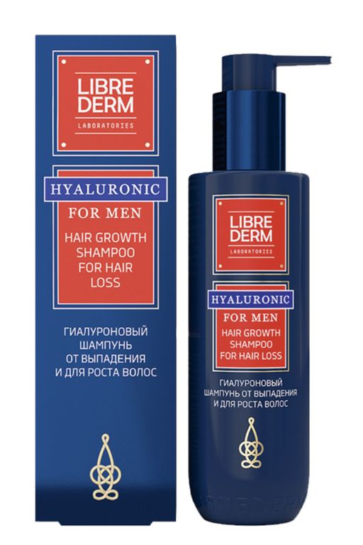 Librederm For men гиалуроновый шампунь от выпадения волос, шампунь, 200 мл, 1 шт.