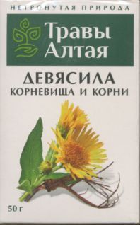 Травы Алтая Девясила корневища и корни, фиточай, 50 г, 1 шт.