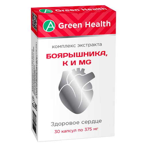 Комплекс экстракта боярышника витамина K и Mg, капсулы, 30 шт.