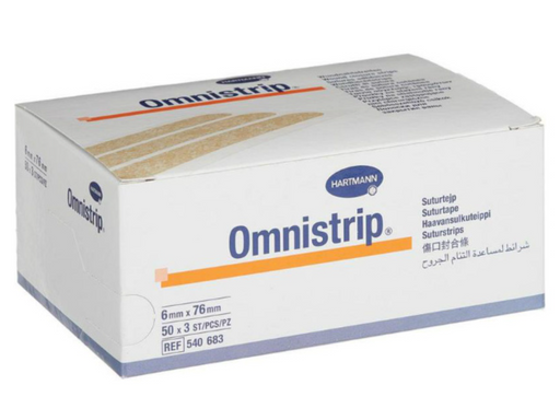 Omnistrip Полоски стерильные на операционные швы, 6ммх76мм, 150 шт.