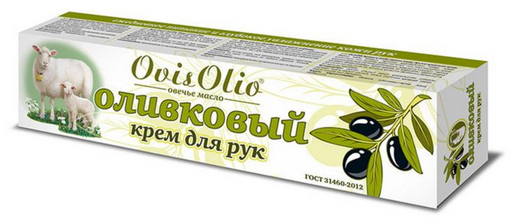 Овечье масло OvisOlio Крем для рук оливковый, крем для рук, 44 мл, 1 шт.