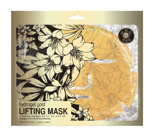 Mi-ri-ne Hydrogel Gold Lifting Mask Маска-лифтинг гидрогелевая, коллоидное золото и муцин улитки, 60 г, 1 шт.