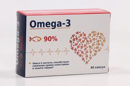 Омега-3 90%, капсулы, 60 шт.