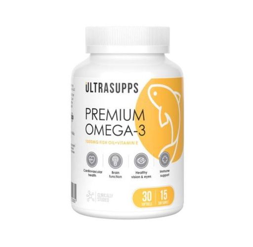 Ultrasupps Премиум Омега-3, капсулы мягкие, 30 шт.