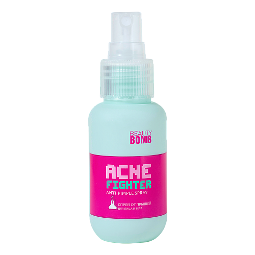 Beauty Bomb Acne Fighter Спрей от прыщей, спрей, 65 мл, 1 шт.