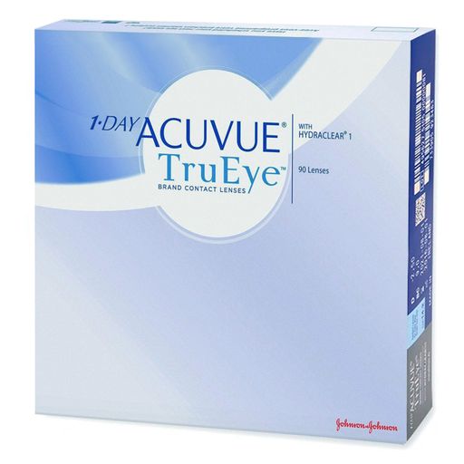1-Day Acuvue TruEye Линзы контактные Однодневные, BC=8,5 d=14,2, D(-3.00), стерильно, 90 шт.